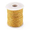 Brass Flat Oval Cable Chains CH030-G-4