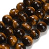 Natural Tiger Eye Beads Strands G-C293-A01-14mm-2