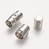 Brass Locking Tube Magnetic Clasps X-KK-Q089-N-2