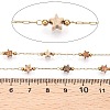 Natural Gemstone Star Beaded Chains CHS-T006-28G-3