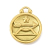 Real 18K Gold Plated Tone 304 Stainless Steel Pendants STAS-K291-01G-09-1