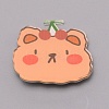 Bear with Cherry Brooch Pin JEWB-SZC0001-08-1