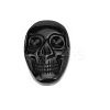 Natural Obsidian Carved Big Pendants PW-WG37954-16-1