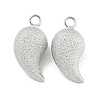 Brass Textured Pendants KK-P258-06P-1
