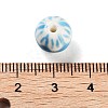 Glazed Porcelain Beads PORC-O005-05-3