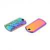 Rainbow Color Alloy Pendants PALLOY-S180-230-NR-3