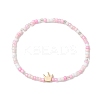 3Pcs Glass Seed Beaded Stretch Bracelets BJEW-MZ00298-3