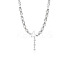 Star Pendant Necklace with Imitation Pearl TK4545-6