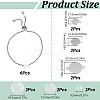 DIY Blank Dome 304 Stainless Steel Slider Bracelets Making Kit DIY-GO0002-46-2