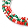 Christmas Theme Handmade Lampwork Beads Strands LAMP-L078-008L-3