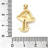 Brass Micro Pave Cubic Zirconia Pendants KK-A266-41C-G-3