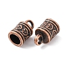 Tibetan Style Alloy Cord Ends LS-TIBE-090-R-NR-3