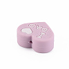 Mother's Day Food Grade Eco-Friendly Silicone Focal Beads LS-SIL-N002-10D-3