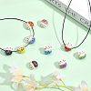 40Pcs 10 Colors Handmade Porcelain Beads PORC-CA0001-11-4