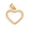 304 Stainless Steel Pendants STAS-E486-15G-1