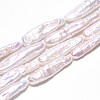 Natural Baroque Pearl Keshi Pearl Beads Strands PEAR-S010-30-02-2