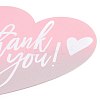 Coated Paper Thank You Greeting Card DIY-F120-03A-3