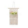 Bohemian Macrame Woven Cotton Magazine Holder PW-WG27705-03-1