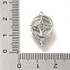 Brass Box Clasps with Resin KK-H480-07P-3