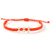 Handmade Daisy Glass Seed Bead Woven Flower Braided Bracelets CR2331-4-1