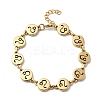 12 Constellations 304 Stainless Steel Link Chain Bracelets BJEW-I239-01G-12-4