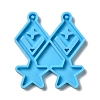 DIY Rhombus with Star Pendant Silicone Molds LS-DIY-I099-06-1