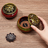 Globleland 2 Sets 2 Colors Porcelain Incense Holders DJEW-GL0001-03-3