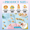 50Pcs 10 Styles Afternoon Tea Theme Opaque Resin Cabochonss RESI-TA0004-92-5