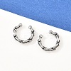 316 Stainless Steel Hoop Nose Rings AJEW-C044-05C-AS-1