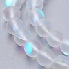 Synthetic Moonstone Beads Strands G-K280-02-6mm-01-3