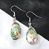 Abalone Shell/Paua Shell Jewelry Sets SJEW-E032-02-4