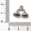 304 Stainless Steel Pendants STAS-M070-10P-3