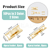 16Pcs 4 Styles Eco-Friendly Brass Watch Band Clasps KK-DC0003-97-2