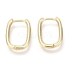 Brass Huggie Hoop Earrings LS-EJEW-F245-07G-1