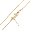 Rack Plating Brass Colorful Cubic Zirconia Eye Pendant Box Chain Necklaces NJEW-P317-02G-3