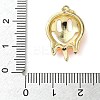 Halloween Theme Brass Enamel Pendants KK-L248-01G-03-3