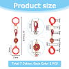 Silicone Knitting Needle Stoppers HJEW-NB00172-2