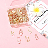 120Pcs 6 Styles Oval Iron Paper Clips AJEW-SP0003-02-7