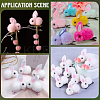 28Pcs 7 Colors Wool Felt Ball AJEW-SC0031-37B-7
