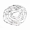 Non-Tarnish 201 Stainless Steel Cross & Oval Link Chains STAS-N092-109-2