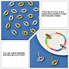 30Pcs 2 Colors Tibetan Style Alloy Bead Frame TIBE-YW0001-63-3