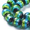 Handmade Silver Foil Lampwork Beads FOIL-K001-02B-12mm-3