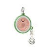 Alloy with Enamel Pendants LS-AL-CBA7219-01D-1