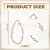 1Pc Alloy & PVC Flower Mobile Straps AJEW-LP0005-14-2
