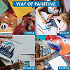 1Pc PET Hollow Out Drawing Painting Stencils DIY-MA0005-57-6
