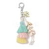 Handmade Macrame Nylon Thread Pendant Decorations HJEW-P019-11P-01-1