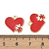 Alloy Enamel Pendants FIND-I067-01G-04-3