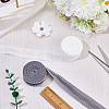 2Pcs 2 Colors Polyester Ribbon OCOR-CN0001-05-4