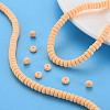 Handmade Polymer Clay Beads Strands CLAY-N008-130-7