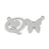 Non-Tarnish 304 Stainless Steel Pendants STAS-L279-002P-Q-1